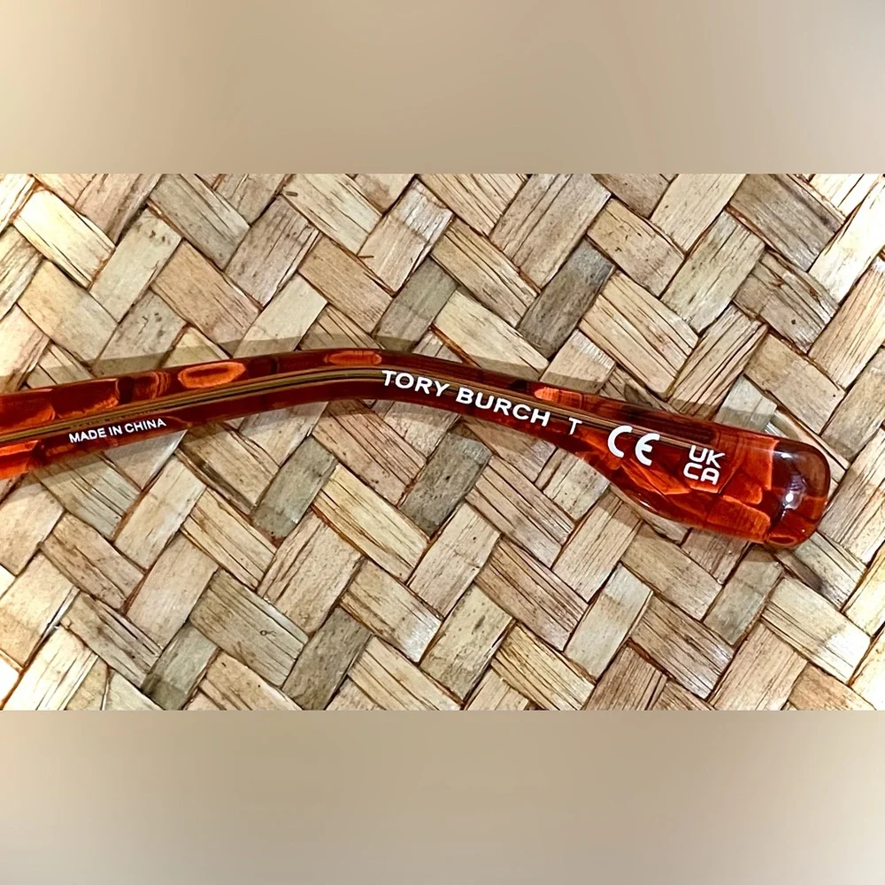 🔸NEW Tory Burch Sunglasses 🔸YY7203U 1990187 Orange Frames - Picture 8 of 10